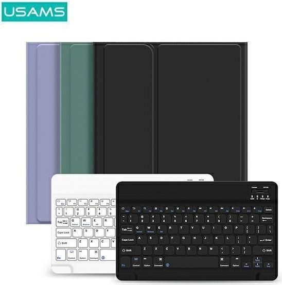Actual product image Usams Etui Winro z klawiaturą iPad Pro 11" zielone etui-biała klawiatura/green cover-white keyboard