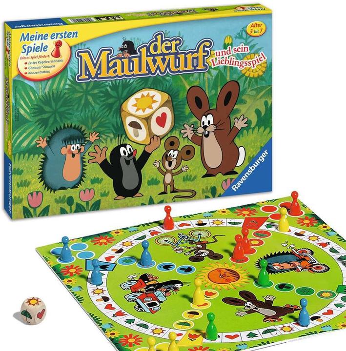 Actual product image Ravensburger The Mole and his favourite game (German)