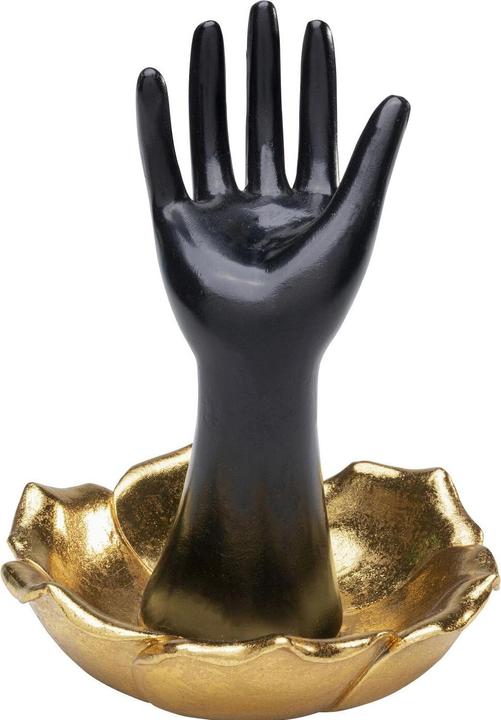 Produktbild Kare Design Schmuckschatulle Hand 18 cm, Schwarz/Gold