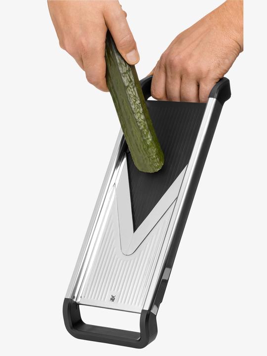 Produktbild WMF Gemüsehobel Fingerschutz 37x12,5cm Top Tools Edelstahl Box für Einsätze