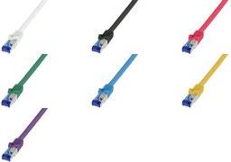Produktbild LogiLink Patchkabel Ultraflex, Kat.6A, S/FTP, 2,0 m, grau mitCat.7 Rohkabel, extra flexibles & weiches Kabel (S/FTP, CAT6a, 2 m)