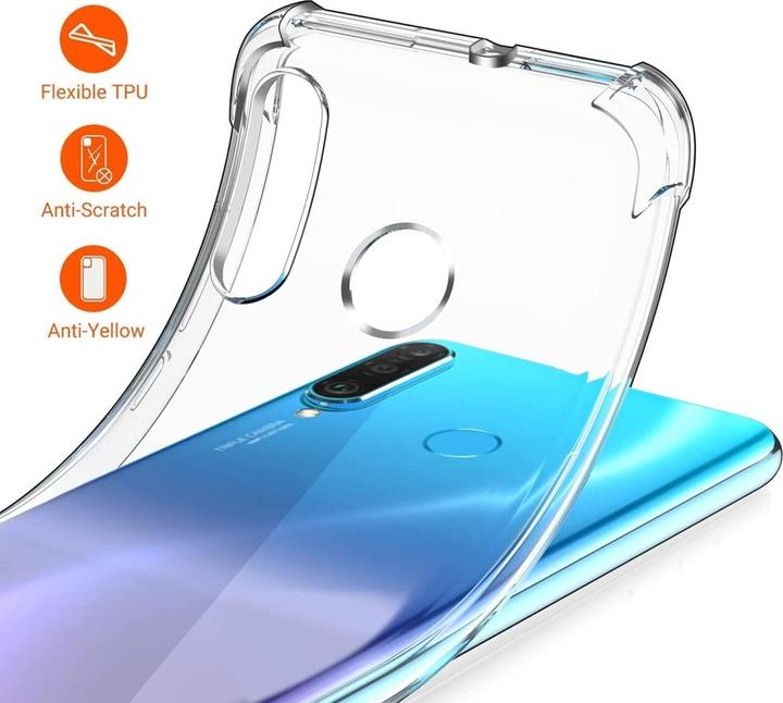 Actual product image Screenguard Huawei P30 Lite Case Crystal Soft Airbag Bumper (Huawei P30 Lite)