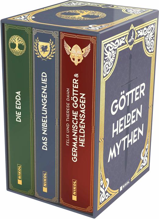 Produktbild Götter - Helden - Mythen: 3 Bände im Schuber (Deutsch, Felix Dahn, Therese Dahn, 2024)