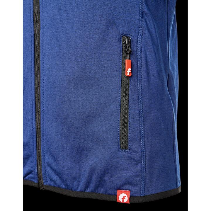 Actual product image Magni Tech fleece jacket mottled cornflower blue/black size 2XL Fortis Elements (XXL)