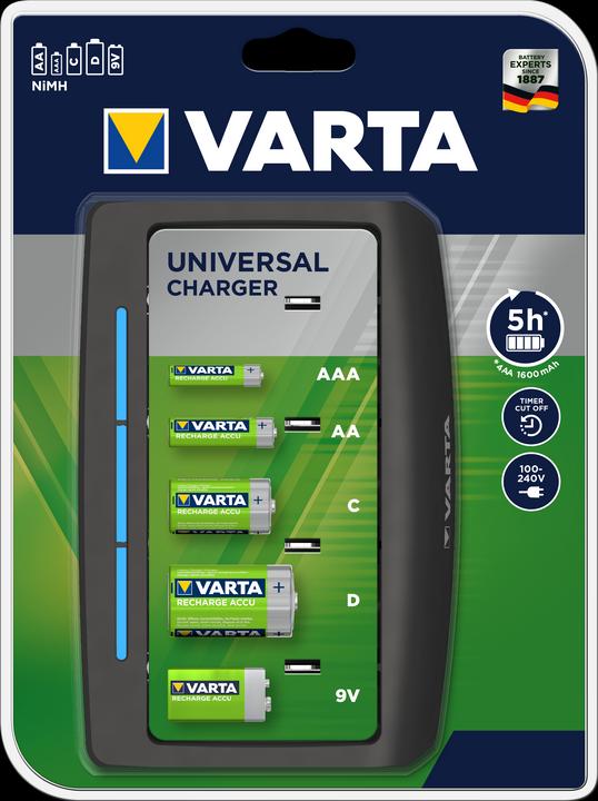 Actual product image Varta Universal Charger (1 pcs., AAA, C, D, AA, Chargers without battery)