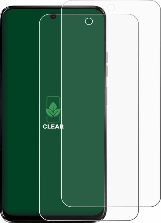 Produktbild ScreenLeaf Schutzfolie nachhaltiger Displayschutz Display Schutz Folie Klar Transparent (2 Stück, Samsung Galaxy A34 5G)