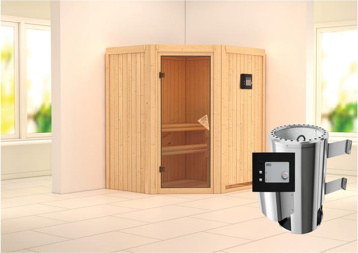 Actual product image Karibu Tonja without roof rim (Plug & Play 3.6 KW external control)