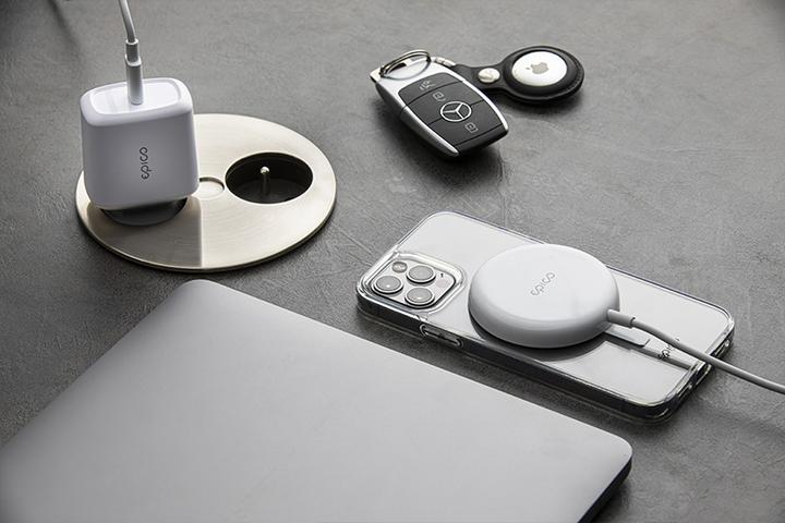 Immagine prodotto Epico Set di caricabatterie wireless 20w bianco (20 W)