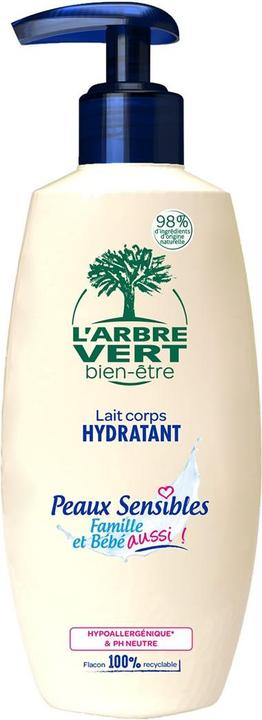 L'arbre vert Öko Körpermilch feuchtigkeitsspendend empfindliche Haut französisch (Körpercreme, 250 ml)