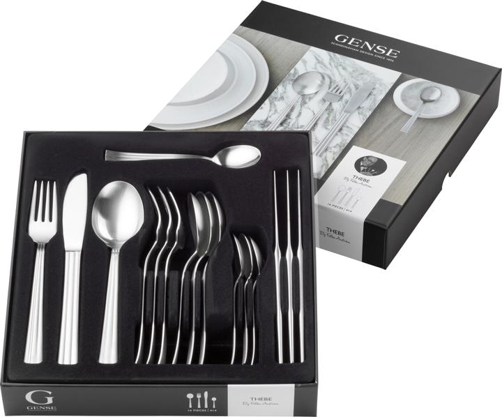 Actual product image Gense Cutlery set Thebe 16 pieces, silver (16 Piece, Cutlery set)