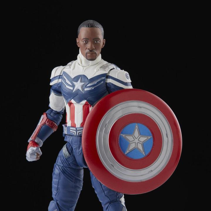 Produktbild Hasbro Marvel Legends Series Captain America Twin Pack, 15cm MCU Figuren von Steve Rogers und Sam W