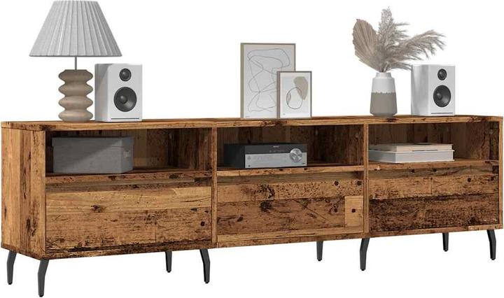 Produktbild VidaXL TV Schrank Lowboard Fernsehschrank Fernsehtisch TV Möbel Altholz-Optik (150 x 30 x 44.5 cm)