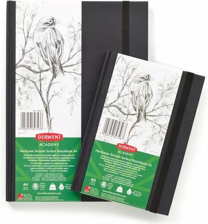 Actual product image Derwent Skizzenbuch (A4, Plain, Hardcover)