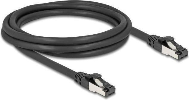 Produktbild Delock 80572 Cat.8.1 Patchkabel S/FTP 2m schwarz (80572) (S/FTP, CAT8.1, 2 m)