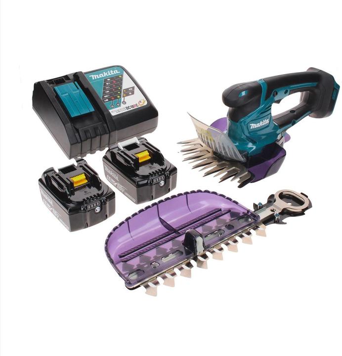 Produktbild Makita DUM 604 RGX Akku Grasschere 18 V mit Gras- und Strauchscherblatt + 2x Akku 6,0 Ah + (Akkubetrieb)
