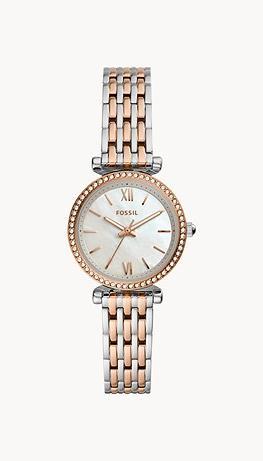 Actual product image Fossil Carlie Mini (Watch with gemstone, 28 mm)