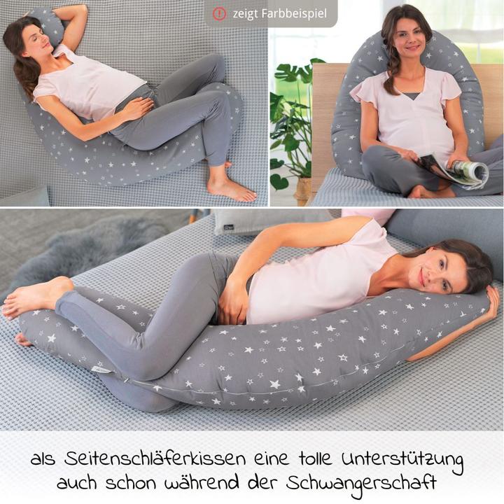 Produktbild Theraline Stillkissen "Das Original" mit Dinkel Füllung inkl. Bezug 190 cm (190 cm)