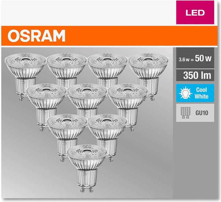Produktbild Osram Led Base Par16 (GU10, 4.30 W, 350 lm, 10 x, F)
