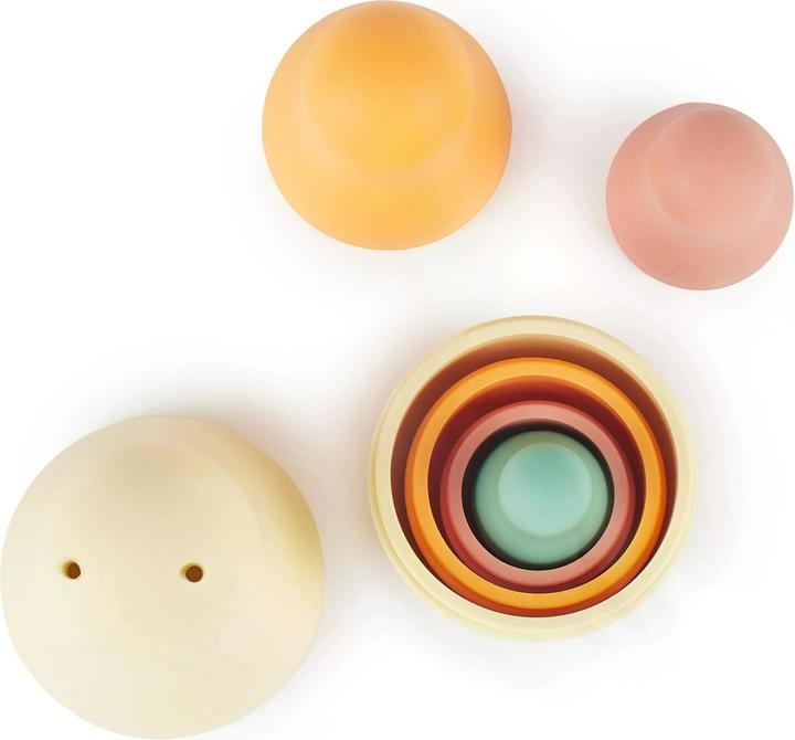 Image du produit Bieco Jouets à empiler Matriochkas en silicone Chocolate Bliss