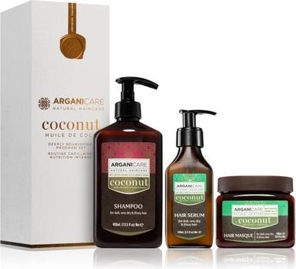Immagine prodotto Arganicare Set di programmi profondamente nutrienti al cocco - Set regalo dall'effetto nutriente (Set per la cura dei capelli)