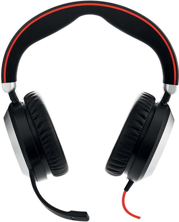 Actual product image Jabra Evolve 80 UC Duo (headset 3.5 mm jack) (Cable)