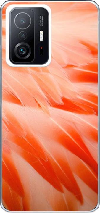 Flamingo feathers