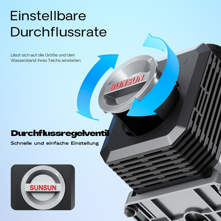 Produktbild SunSun CTP-4800 SuperECO 4500 l/h / 30 W Teichpumpe Filterpumpe Bachlaufpumpe