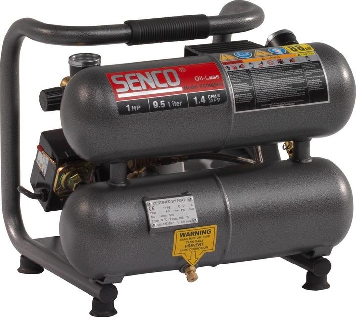 Produktbild Senco PC0968EU Kompressor 9,5 ltr. 8,2 Bar (8.20 Bar, 9.50 l)
