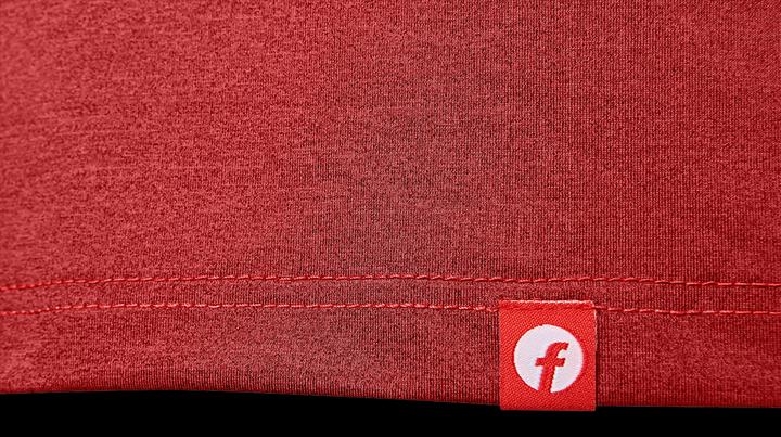 Actual product image Magni T-shirt Quick Dry bordeaux/black mottled size L Fortis Elements (L)