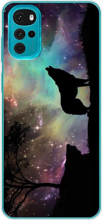 Wolf evening sky