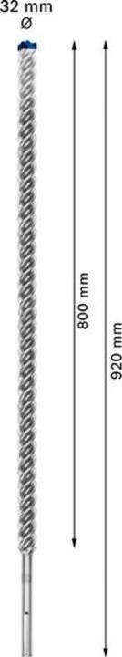 Actual product image Bosch Professional Zubehör Expert SDS max-8X hammer drill, 32 x 800 x 920 mm (32 millimetres)