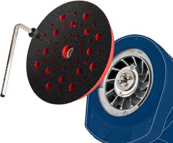 Actual product image Bosch Professional Zubehör EXPERT Multihole (EXPERT Multihole) Universal backing pad, 125 mm, medium (Medium)