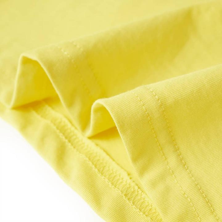 Immagine prodotto VidaXL Maglietta da bambino giallo 116,Materiale: 100 % cotone,Colore (116)