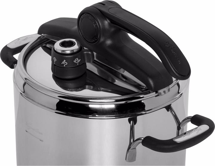 Actual product image Lagostina Pressure cooker Briosa, 22 cm, 7 L (22 cm, Steam cooker, Stainless steel)