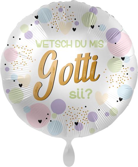 Actual product image Premioloon Foil balloon do you want to be my God? - empty (1 x)