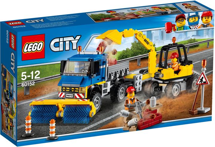 Actual product image LEGO Street cleaners and excavators (60152, LEGO City)