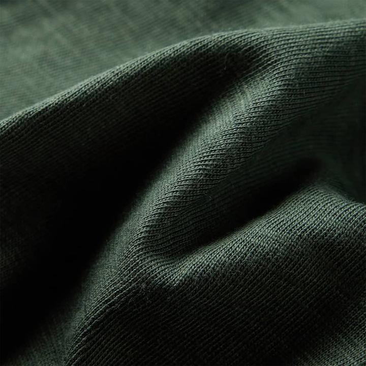 Immagine prodotto VidaXL Camicia a maniche lunghe da bambino verde scuro 128,Materiale: 100 (128)