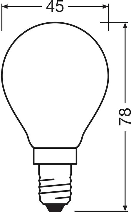 Immagine prodotto Osram Star Classic P (E14, 5.50 W, 806 lm, 1 x, D)
