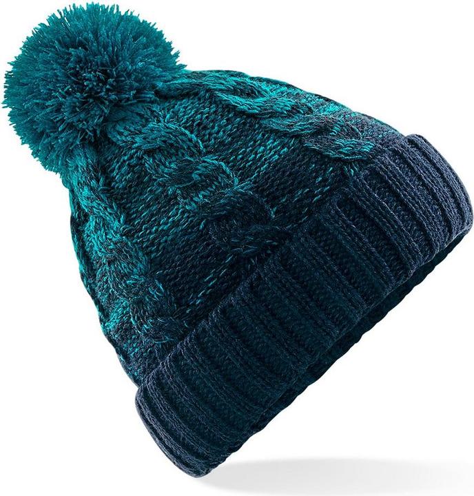 Actual product image Beechfield Pom pom hat With gradient (One size)