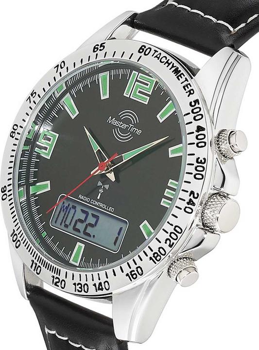 Actual product image Master Time MTGA-10873-22L Sporty Big Date (Radio-controlled clock, Chronograph, 42 mm)