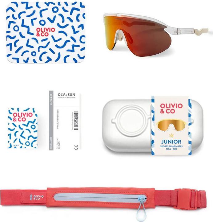 Actual product image Olivo & Co Sport Sonnenbrille Teen & Adult Half-Rim -Sunrise Mist
