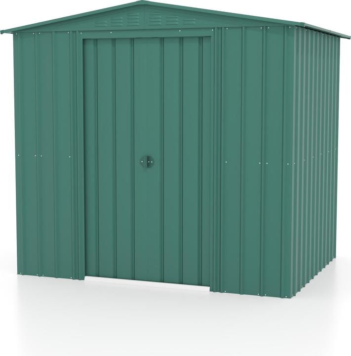 Globel Gerätehaus Tower 86 jade Masse 2450 x 1850 mm