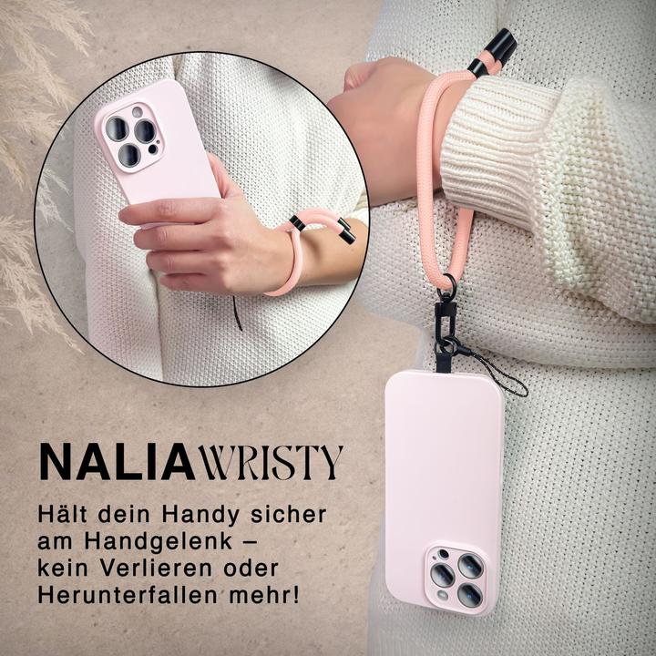 Actual product image Nalia Wristy Lanyard Handykette – Universal Trageband für Smartphones – Verstellbar, Soft & Elastisch