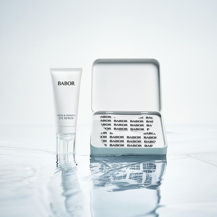 Produktbild Babor SKINOVAGE - Instant Fresh & Smooth Eye Serum + Patches (Patches, Serum, 15 ml)