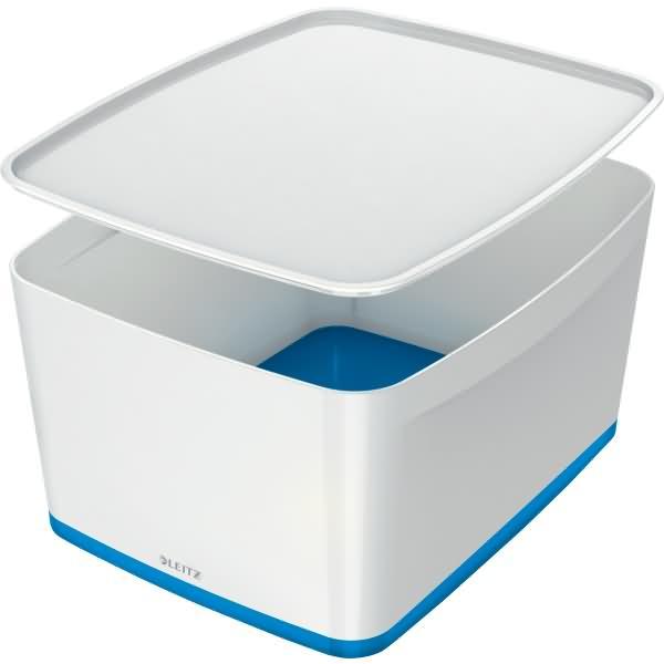 Image du produit Leitz MyBox moyenne avec couvercle bleu (18 l)