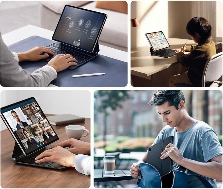 Produktbild Dux Ducis MK Series Keyboard Case (US, iPad Pro 12.9 2022 (6. Gen), iPad Pro 12.9 2021 (5. Gen), iPad Pro 12.9 2020 (4. Gen))