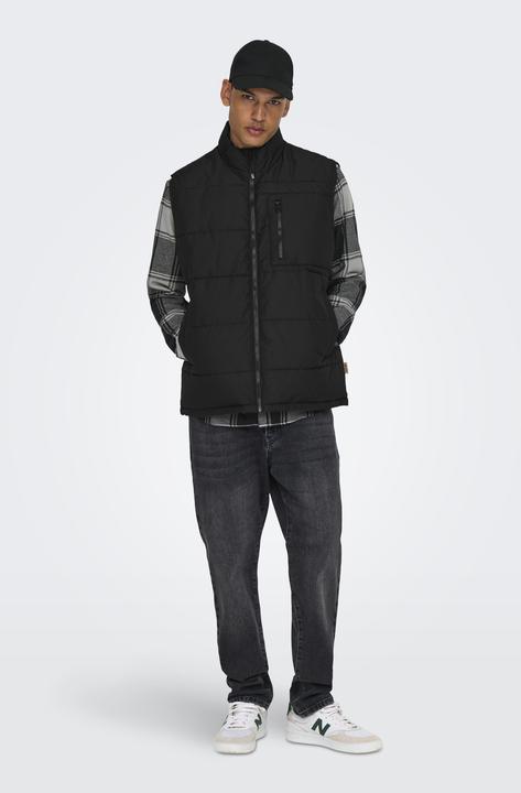 Actual product image Only & Sons Onsjake Quilted Vest Otw (XS)