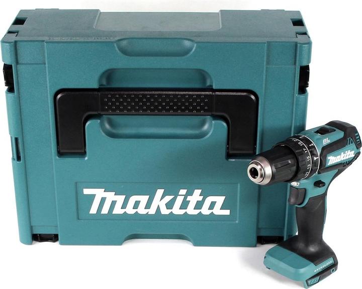 Actual product image Makita DHP 485 ZJ 18 V Li-Ion Battery Impact Drill Solo in Makpac - without battery, without charger (Rechargeable battery operated)
