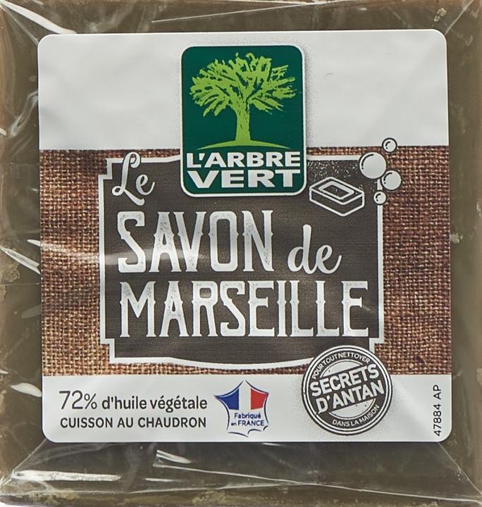 Produktbild L'arbre vert Öko Marseilleseife französisch fest (Hartseife)