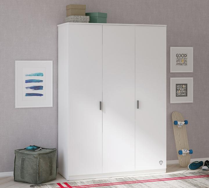 Produktbild Cilek Kleiderschrank White Line 3-Türig (137 cm)